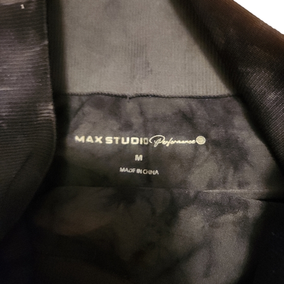 Max Studio Performance Leggings Size M  Seamless Mid-rise Cut Out Detail - Picture 6 of 6